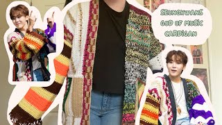 kpop crochet with me seungkwan cardigan [upl. by Hance]