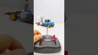 DC Motor Truck Remote control RC truck Powered by DC Motor  How To Make a Rc truck with DC motor [upl. by Dieball]