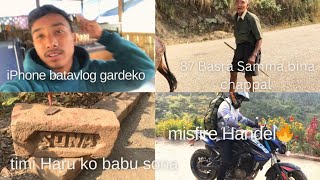 Halka sathy ko bike lai missfire handeko🔥☠️ comedian vlogs😂👀 [upl. by Bathilda]