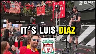 Luis Diaz Song With Lyrics Liverpool FC [upl. by Anaeed]