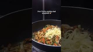 Quickest spaghetti recipe viralvideo food chickenrecipe cooking [upl. by Ydisahc609]