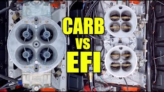 Carburetor vs Fuel Injection on a 541 HEMI  Dyno Tested [upl. by Yrennalf]