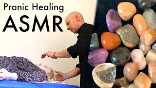 ASMR Pranic healing and spiritual interview Unintentional real person ASMR [upl. by Lenaj460]