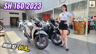 SH 160i 2023 XÁM ĐEN – ĐEN NHÁM ▶️ Có nên mua SH 160i ABS 2023 🔴 TOP 5 ĐAM MÊ [upl. by Alrac]