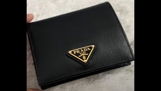 Prada Small Saffiano Leather Wallet [upl. by Raji]