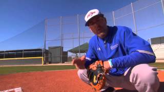 Receiving and Receiving Position  Catcher Fundamentals Series by the IMG Academy baseball 2 of 6 [upl. by Ydnarb]