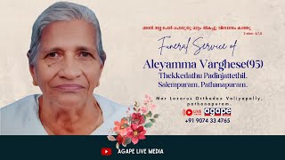 Aleyamma Varghese 95 II Thekkedathu Padinjattethil Salempuram Pathanapuram I 12062024 [upl. by Eseyt]