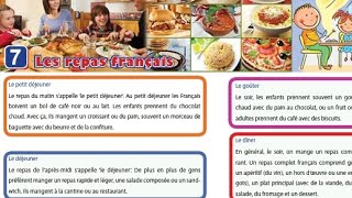 MON PASSEPORT 2  Leçon 7 Les repas français 🇫🇷 [upl. by Arin768]