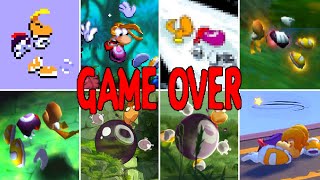 Evolution Of Rayman Death Animations  Game Over Screens 19952023 [upl. by Viviene]