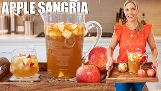 Nikkis Apple Sangria Recipe  Easy and Quick Sangria Recipe [upl. by Wesley]