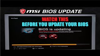 How To Update MSI Bios With Usb  MSI Bios Flash  MSI Z390 Bios Update  How To Update MSI Bios [upl. by Niliac]