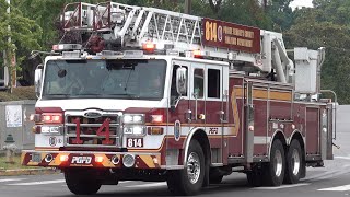 Berwyn Heights Volunteer Fire Department Truck 814 Spare Responding [upl. by Elatia400]