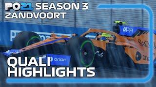 Zandvoort Qualifying Highlights  Project One  2021  Season 3 [upl. by Iphigenia473]