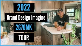 2022 Grand Design Imagine 2670 MK Travel Trailer Tour [upl. by Zeni202]