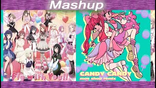 Request for CANDY  NijiGisaki x Kyary Kyary Pyamu Mashup [upl. by Ransell]