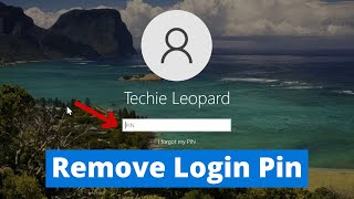 How to Remove PIN from Windows 10  Easy Method [upl. by Sayre]