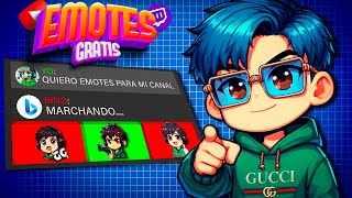 🔵Crea EMOTES GRATIS para tu CANAL con IA 【Tutorial】 [upl. by Aleihs]