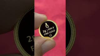 Senco Gold 2 Gram 24K Gold Coin 9999 Purity shorts youtubeshorts gold coin mmtc [upl. by Idyak]