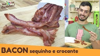 COMO FAZER BACON douradinho e crocante na Airfryer  Receitas na Airfryer [upl. by Otir]