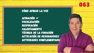 063 Aprenda a afinar su voz en 35 minutos Tutorial que le enseña a cantar afinadamente [upl. by Elleimac286]