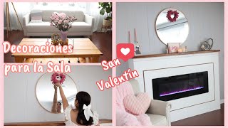 Ideas para decorar la sala en temporada de San Valentin [upl. by Fatsug635]