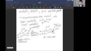 Org 2 Lecture 82 Hemiacetals and Acetals in Nature [upl. by Aicilihp]