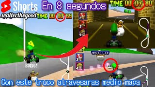 Los MEJORES trucos Luigi raceway  Mario Kart 64 hack [upl. by Scheers]