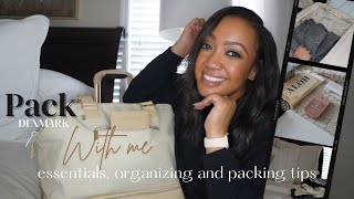 Pack with Me for Denmark  Essentials Organizing and Packing Tips  MeToya Monroe [upl. by Lemra]