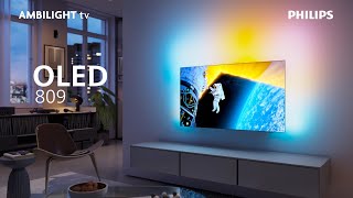 Philips Ambilight OLED809  Google TV  P5 KI Perfect Picture Engine [upl. by Cristiona581]