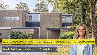 Rietdekkersdreef 512 Apeldoorn  Buurman Makelaardij Apeldoorn [upl. by Rehttam978]