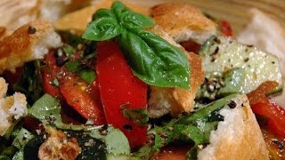 Mid Summer Italian Bread Salad [upl. by Bahner]