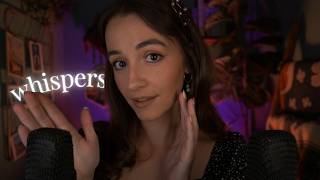 ASMR  Softest and Gentlest Whispers for sleep 🌼💤 upclose ear to ear [upl. by Nosduh]