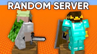 Joining Random Peoples Minecraft Servers [upl. by Elyod]