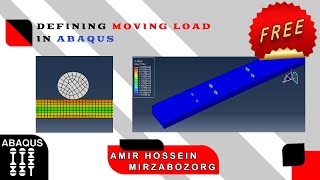 Defining Moving Loads in Abaqus [upl. by Nywg]