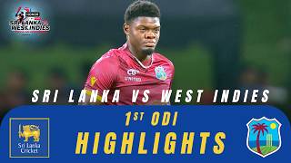 1st ODI  Highlights  West Indies Tour Of Sri Lanka  20th October 2024 [upl. by Auric]