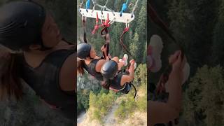 Dropping Down the Giant Canyon Swing in Golden BC [upl. by Iana648]