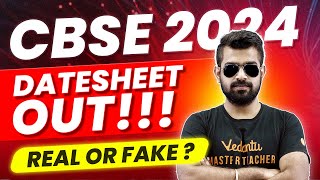 CBSE Datesheet Out Real or fake  CBSE 2024 🔥 Shimon Sir [upl. by Eirallam]