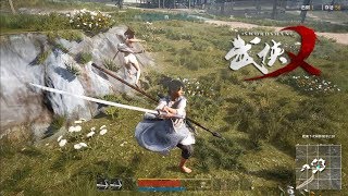 Swordsman X 武侠X  CBT 2 First Look Gameplay vs Character Selection Weapon Skills Show 2018 [upl. by Dusty]