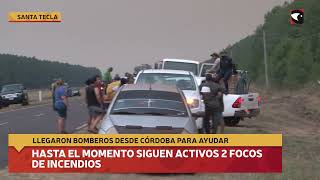 Hasta el momento siguen activos 2 focos de incendios [upl. by Nyleuqcaj]