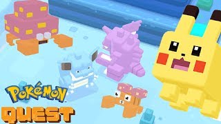 Pokémon Quest 100 Levels Pokémon Colem and Poison Paras Battle Fight Boss NidoQueen and NidoKing [upl. by Ytsud]