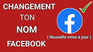 Comment changer votre nom sur Facebook Nouvelle mise à jour [upl. by Parik327]