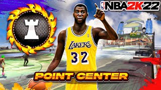 This “POINT CENTERquot BUILD is OVERPOWERED in NBA 2K22 BEST ISO CENTER BUILD [upl. by Adeys]