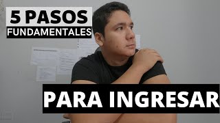 TODO lo que DEBES SABER para INGRESAR a la UNIVERSIDAD [upl. by Enirtak]