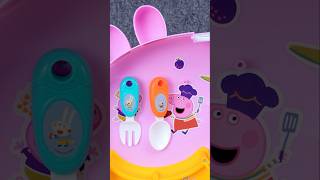 Peppa Pig Miniature Kitchen Set Toys Satisfying With Unboxing ASMR Video Lily Toys Unboxing [upl. by Fellows]