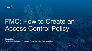 How to create an Access Control Policy on FMC [upl. by Ellingston306]