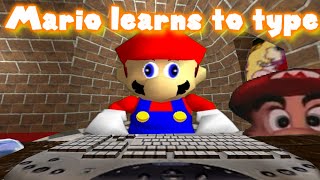 SM64 Mario learns to type [upl. by Justinn11]