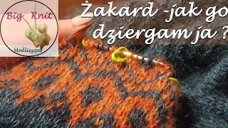 Jak ja dziergam wzory żakardowe żakardy [upl. by Eseila]