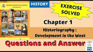 Historiography Development in the West Question and Answer  Class 10  History Chapter 1  SSC [upl. by Isaacs]