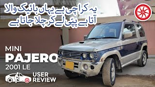 Pajero Mini 2001  User Review  PakWheels [upl. by Ahtabbat]