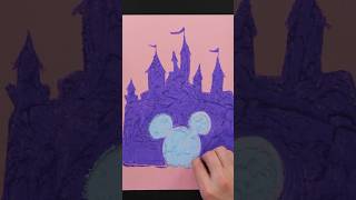 Trying to Draw a Disney Castle in chalk [upl. by Dole423]